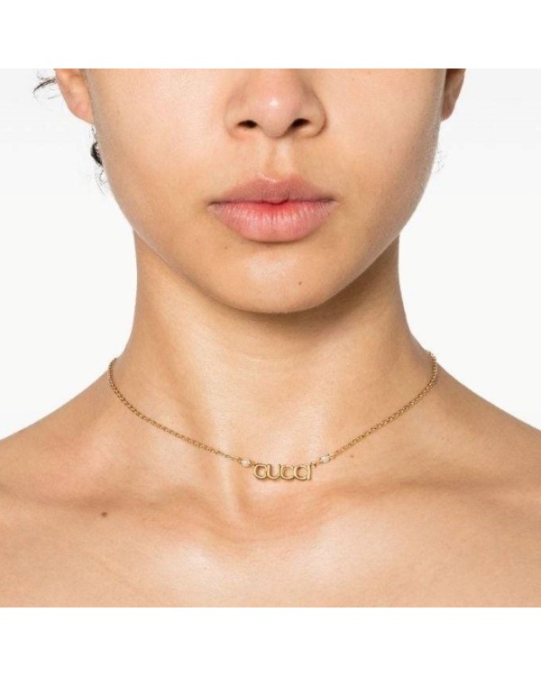 구찌 GUCCI 레터 목걸이 777037