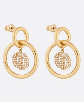 디올 Dior CD Navy 귀걸이 E1651