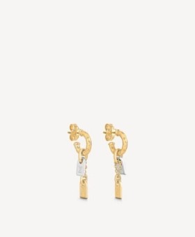 루이비통 프레셔스 나노그램 택 귀걸이 M00607