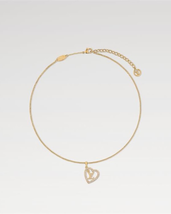 루이비통 마이 LV 하트 목걸이 M02389