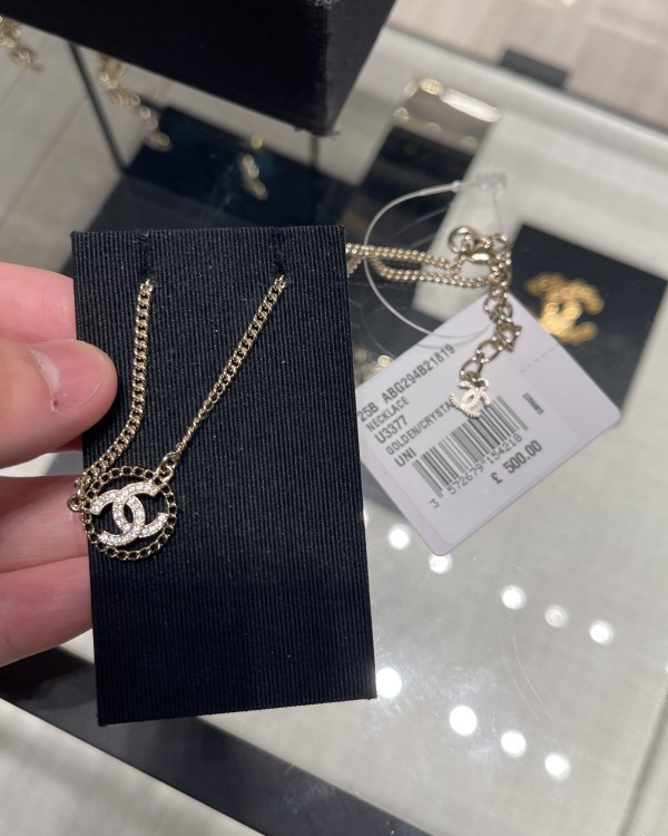 샤넬 CC로고 목걸이