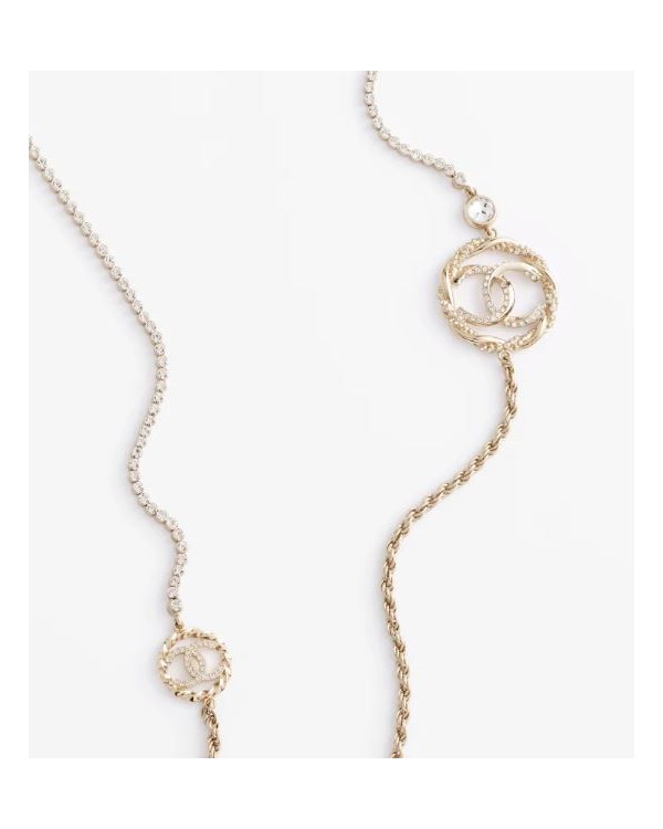 샤넬 ﻿ 네클리스 목걸이 Diamantés Gold