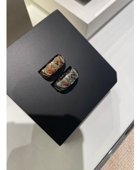 샤넬 코코 크러쉬 베이지 골드 스몰 퀼팅 링 반지