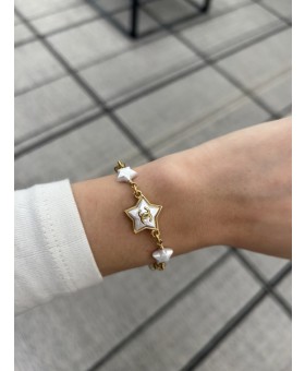 샤넬 펄 스타 체인 팔찌 브레이슬릿
