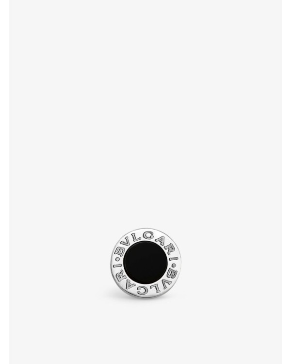 불가리 남자 귀걸이 onyx stud