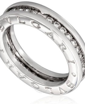 불가리 1Band Pave Ring Size 여성 반지