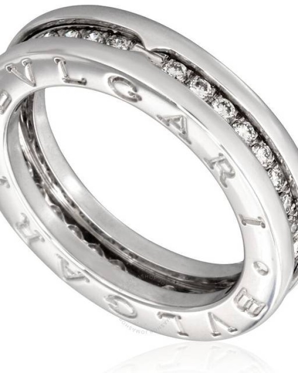 불가리 1Band Pave Ring Size 여성 반지