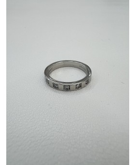 불가리 메리미 플래티넘 다이아몬드 5P 웨딩링
