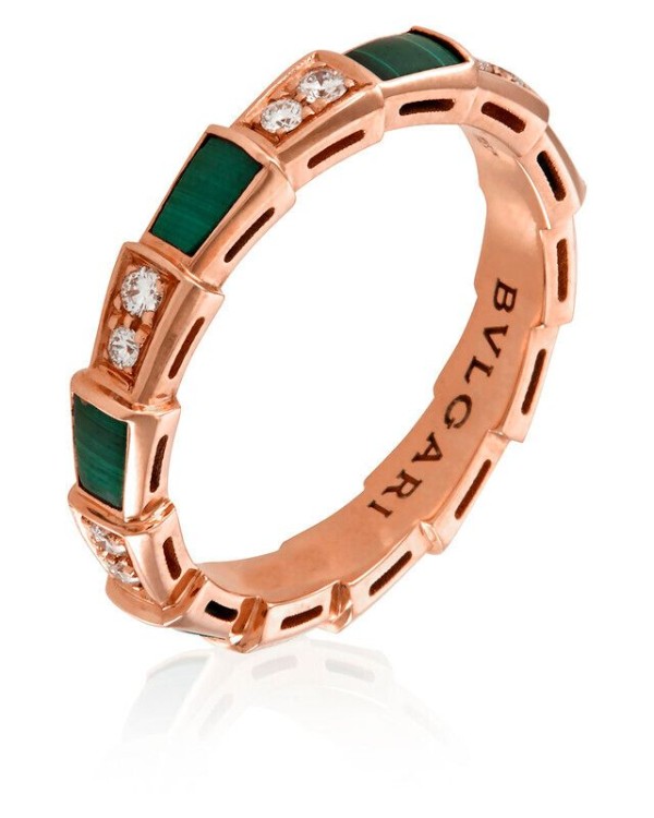 불가리 세르펜티 바이퍼 반지 Rose Gold Ring