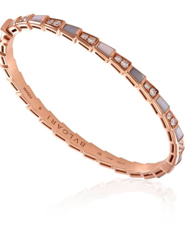 불가리 세르펜티 바이퍼 로즈 팔찌 Rose