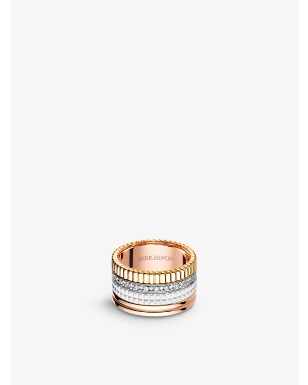 부쉐론 남자 반지 pink gold