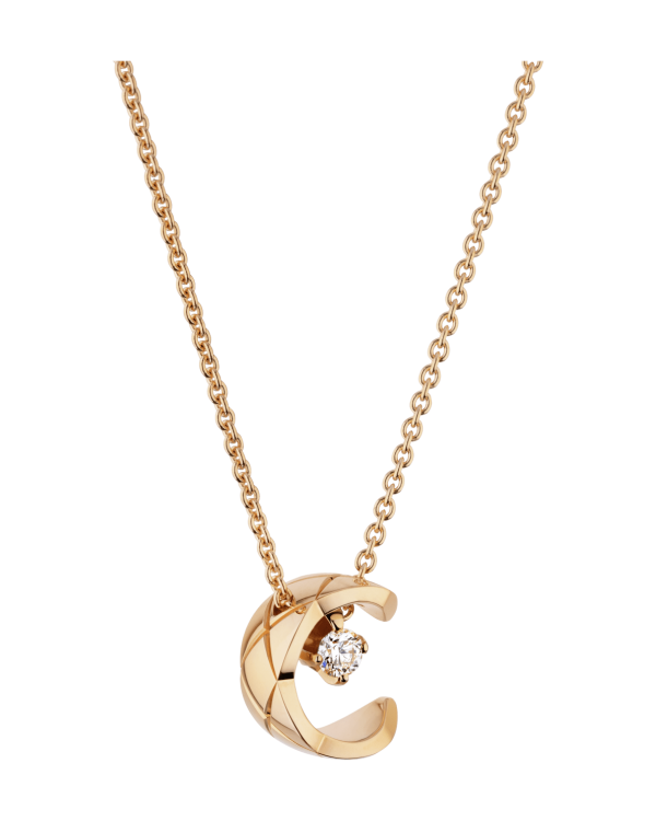 샤넬 네크리스 베이지골드 다이아몬드 목걸이